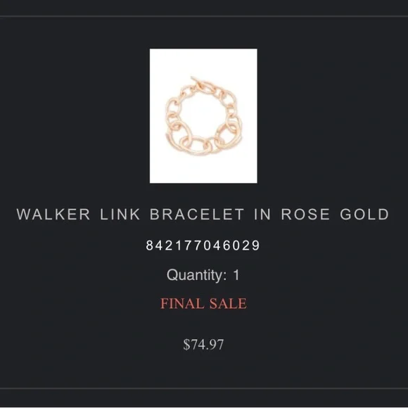 Kendra Scott Walker Link Bracelet in Rose Gold - Picture 5 of 5